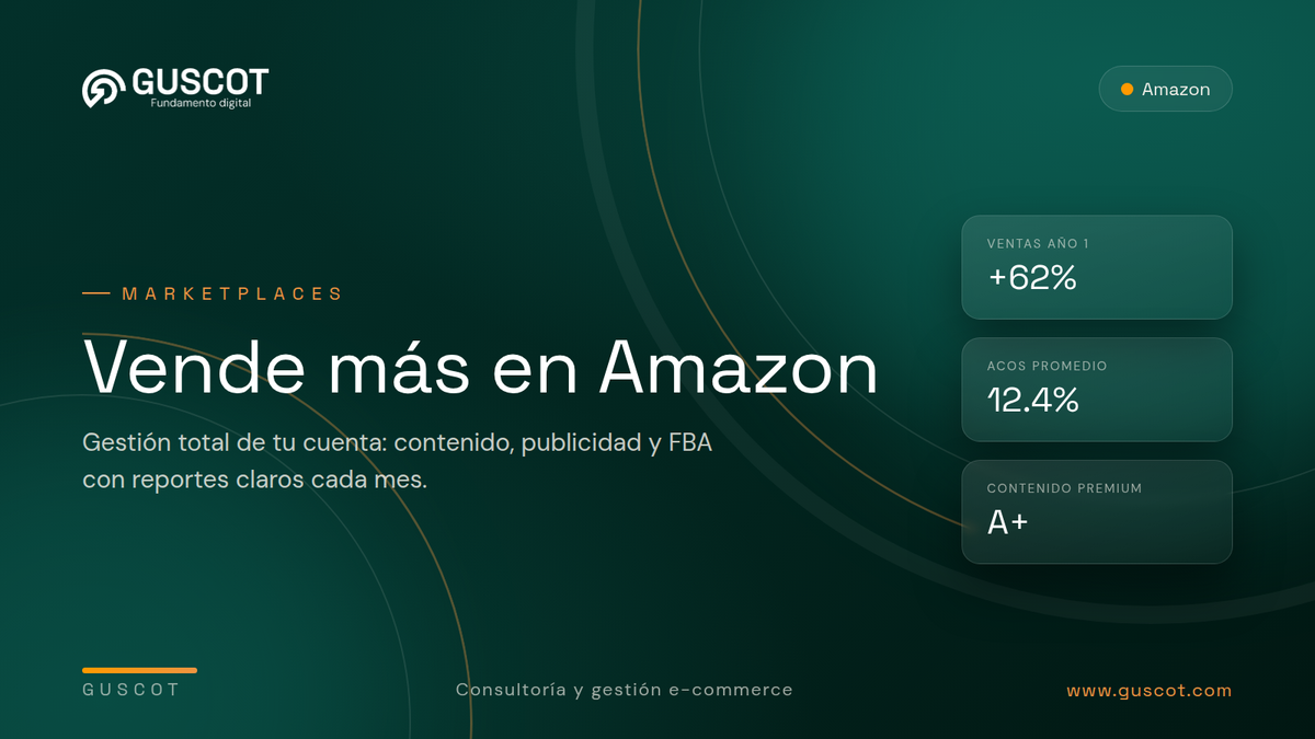 Vende más en Amazon - GUSCOT