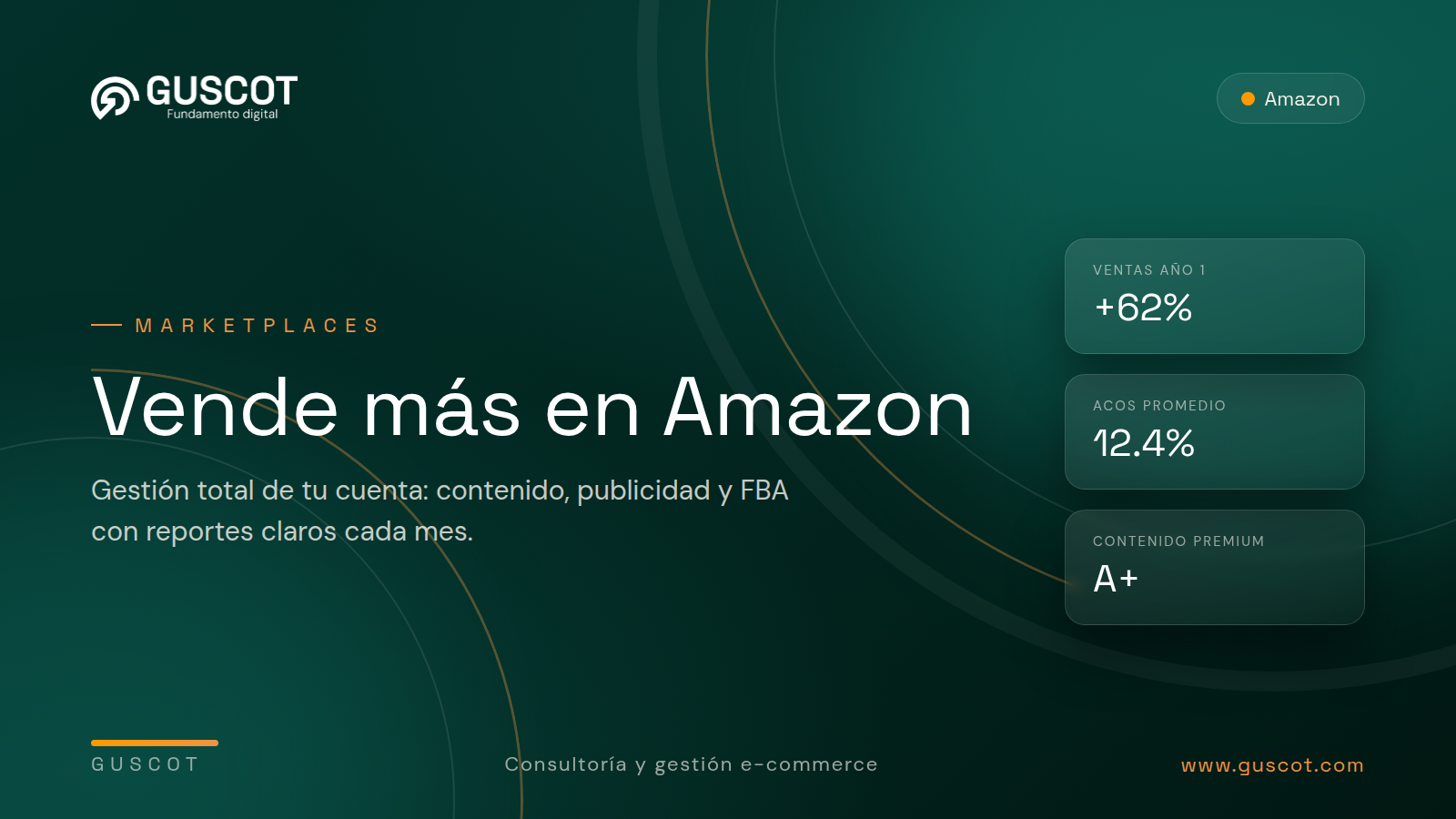 Vende más en Amazon - GUSCOT