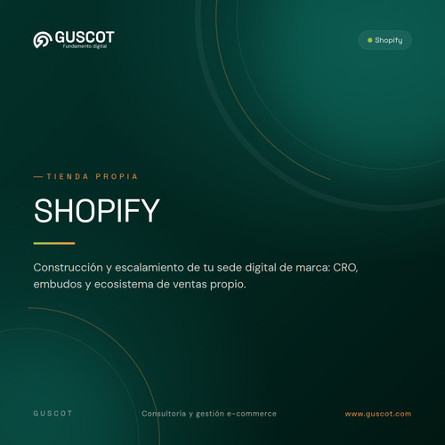 Escalamiento de tiendas Shopify - GUSCOT